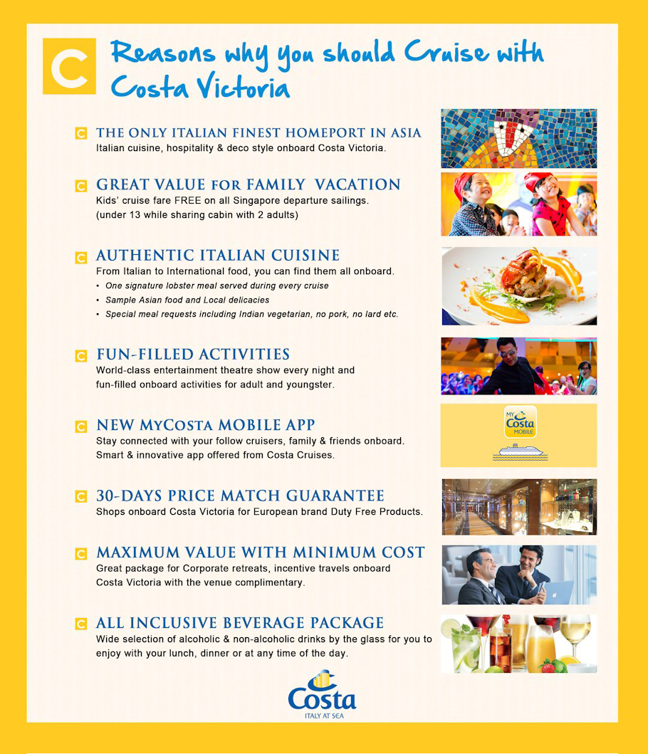 Costa Victoria - 10 Reasons